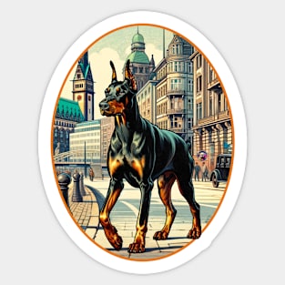 Doberman Pinscher Sticker